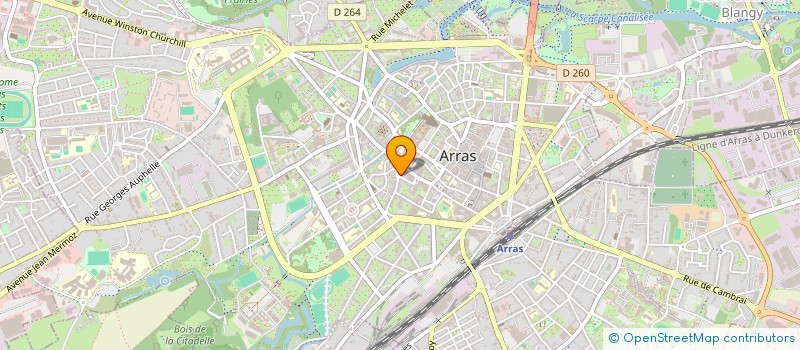 localisation de l'entreprise NOT'IMMO CROISILLES à ARRAS
