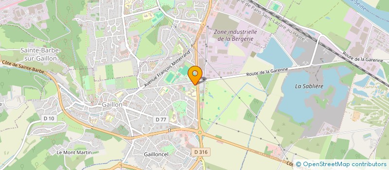 localisation de l'entreprise NOT@IRES EN SEINE  GAILLON