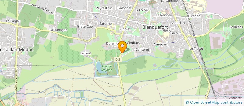 localisation de l'entreprise NOT SCAM ESPORT  BLANQUEFORT