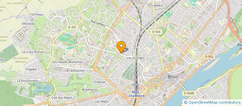 localisation de l'entreprise NOTA à BLOIS