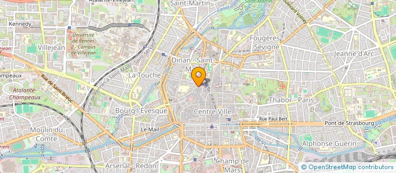 localisation de l'entreprise NOTA BENE 1  RENNES