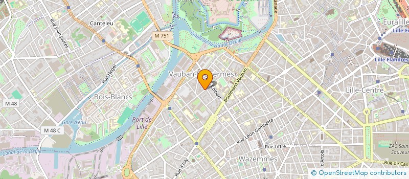 localisation de l'entreprise NOTA BENE à LILLE