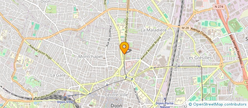 localisation de l'entreprise NOTA BENE à DIJON