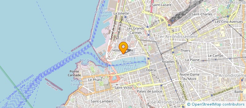localisation de l'entreprise NOTA BENE à MARSEILLE