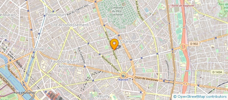 localisation de l'entreprise NOTA BENE DOCUMENTAIRES  PARIS