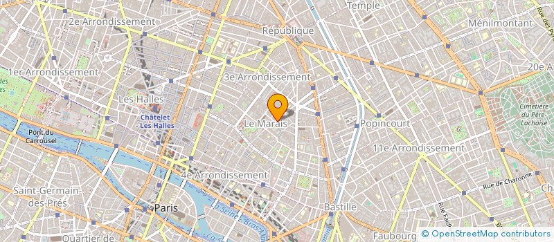 localisation de l'entreprise NOTA BENE SARL  PARIS