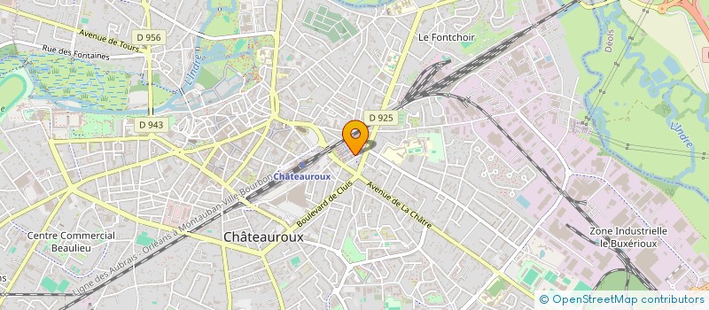 localisation de l'entreprise NOTA-BRYAS  CHATEAUROUX