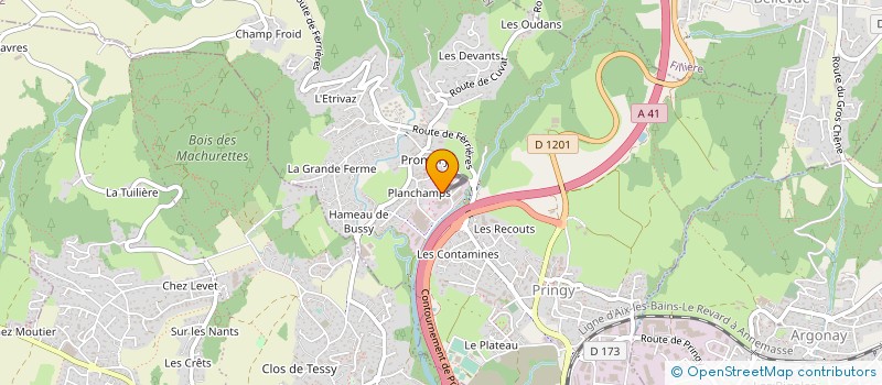 localisation de l'entreprise NOTA CONSEIL DROIT AFFAIRES ET SOCIETES à ANNECY
