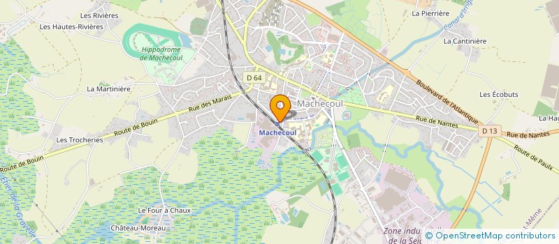 localisation de l'entreprise NOTA IMMO  MACHECOUL-SAINT-MEME