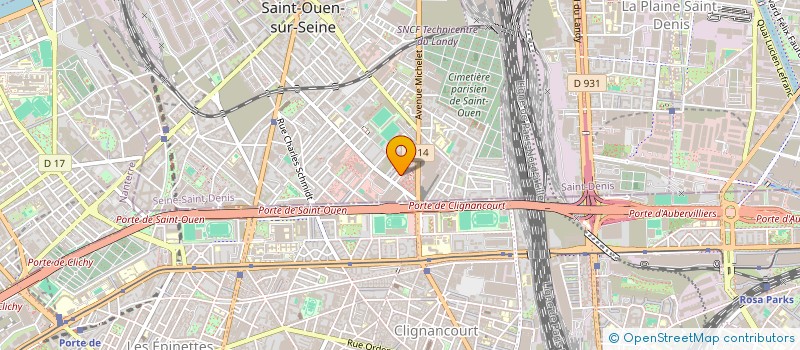 localisation de l'entreprise NOTA RADIO à SAINT-OUEN-SUR-SEINE