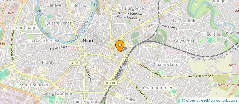 localisation de l'entreprise NOTABENE à NIORT