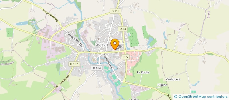 localisation de l'entreprise NOTABOCAGE  GORRON