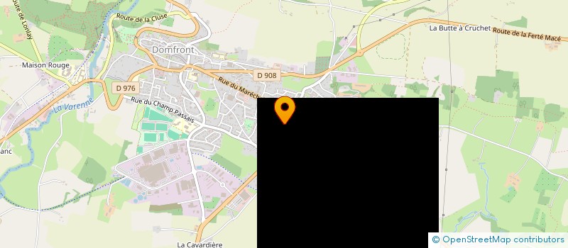 localisation de l'entreprise NOTABURO à DOMFRONT-EN-POIRAIE