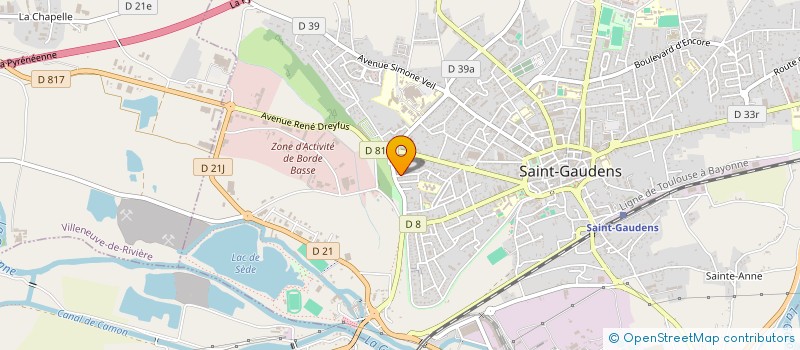 localisation de l'entreprise NOTACV  SAINT-GAUDENS