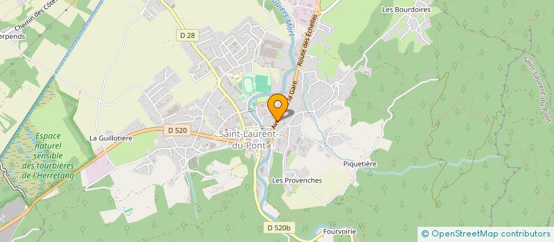 localisation de l'entreprise NOTAIRE ET PATRIMOINE  SAINT-LAURENT-DU-PONT