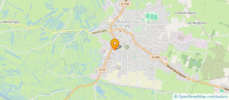 localisation de l'entreprise NOTAIRES ASSOCIES DE BEAUVOIR SUR MER  BEAUVOIR-SUR-MER