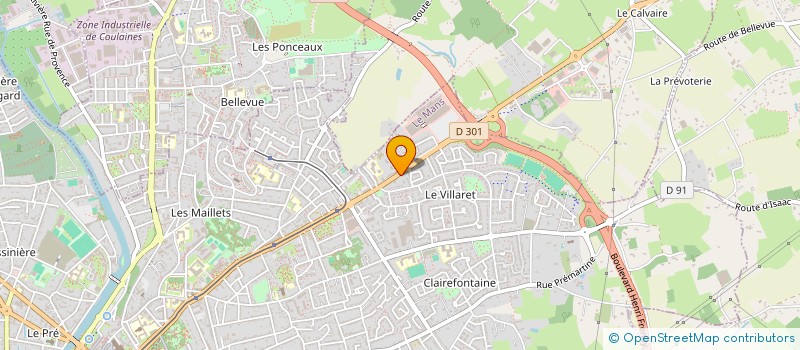 localisation de l'entreprise NOTAIRES CENOMANS  LE MANS