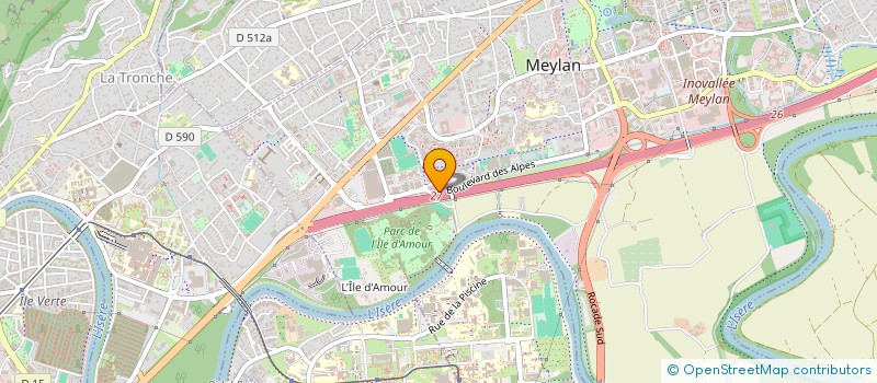 localisation de l'entreprise NOTAIRES CONSEILS ASSOCIES  MEYLAN