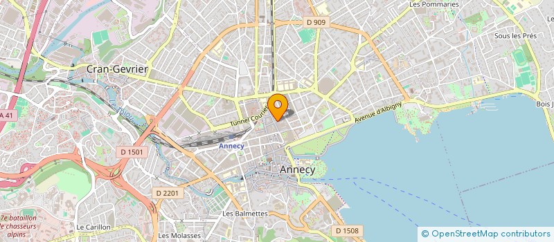 localisation de l'entreprise NOTAIRES DE L'ECUSSON 74 à ANNECY