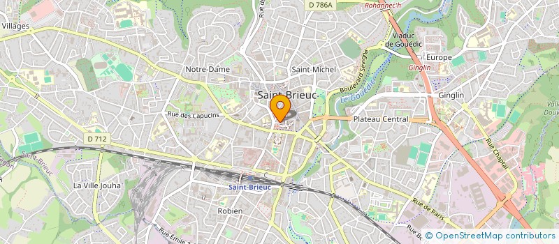 localisation de l'entreprise NOTAIRES DE LA BAIE à SAINT-BRIEUC