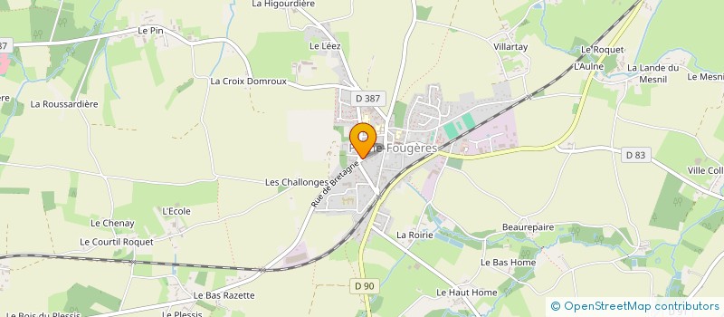 localisation de l'entreprise NOTAIRES DE LA BAIE DU MONT  PLEINE-FOUGERES