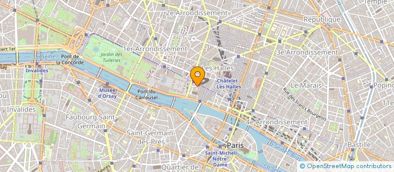 localisation de l'entreprise NOTAIRES DU LOUVRE à PARIS