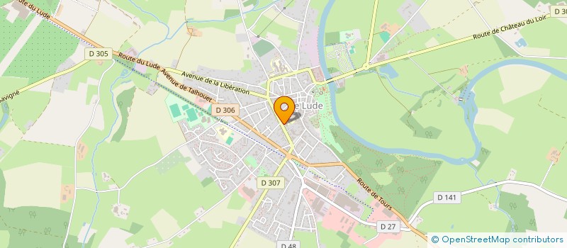 localisation de l'entreprise NOTAIRES DU SUD SARTHE  LE LUDE