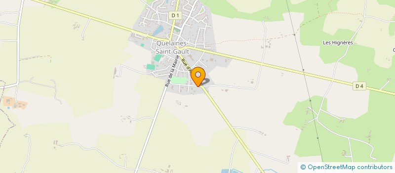 localisation de l'entreprise NOTAIRES ECOUTE ET CONSEIL  QUELAINES-SAINT-GAULT