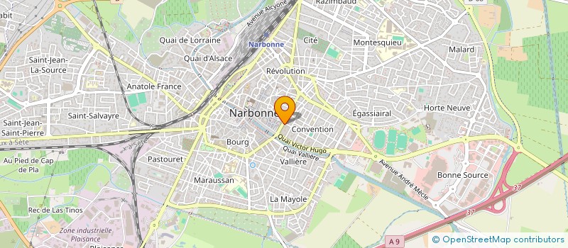 localisation de l'entreprise NOTAIRES GAMBETTA  NARBONNE