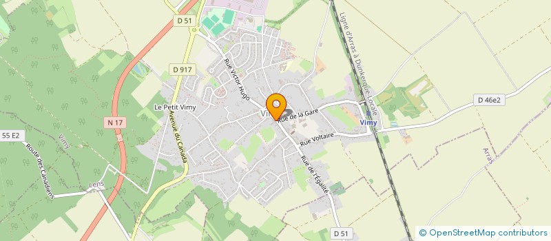 localisation de l'entreprise NOTAIRES VIMY MEMORIAL  VIMY