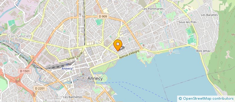 localisation de l'entreprise NOTALAC - NOTAIRES ASSOCIES à ANNECY