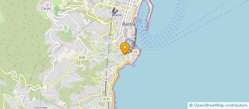 localisation de l'entreprise NOTALE à BASTIA