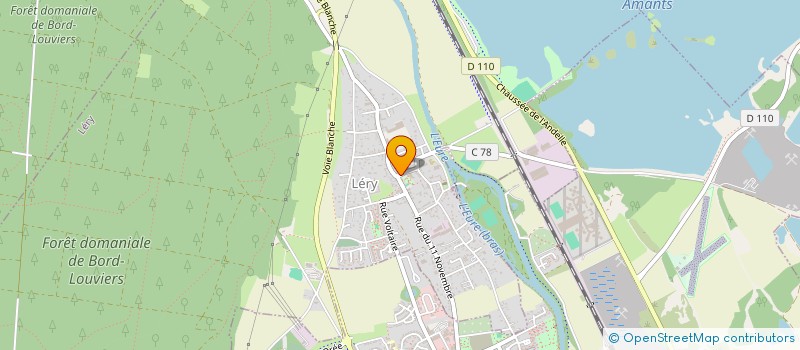 localisation de l'entreprise NOTALERY  LERY