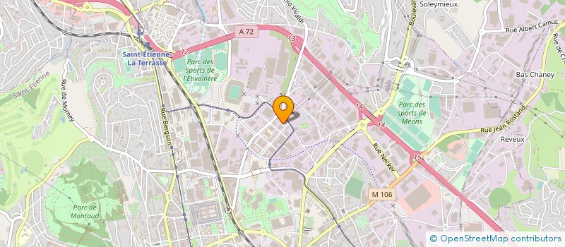 localisation de l'entreprise NOTALEX  SAINT-ETIENNE