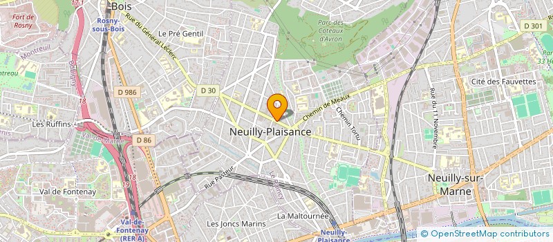 localisation de l'entreprise NOTAM à NEUILLY-PLAISANCE