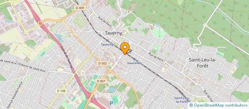 localisation de l'entreprise NOTAM  TAVERNY