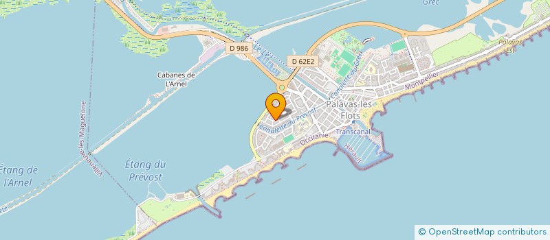 localisation de l'entreprise NOTANYEVENT à PALAVAS-LES-FLOTS