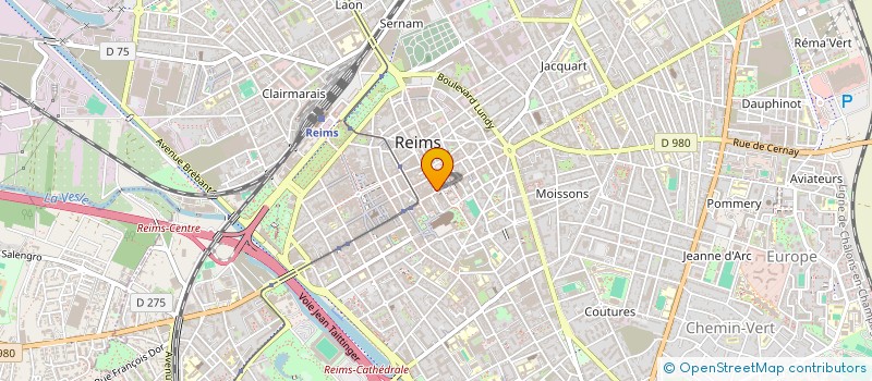 localisation de l'entreprise NOTARC  REIMS