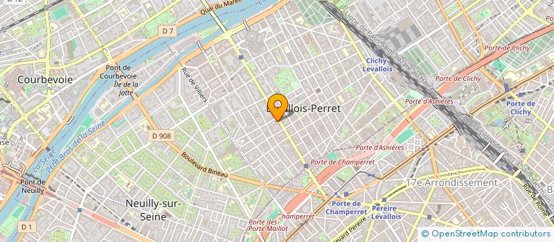 localisation de l'entreprise NOTARIDGE PATRIMOINE à LEVALLOIS PERRET
