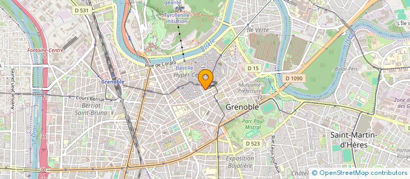 localisation de l'entreprise NOTARIM PATRIMOINE à GRENOBLE