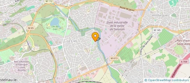 localisation de l'entreprise NOTARIS à LE CRES