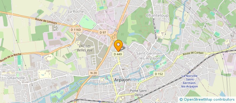 localisation de l'entreprise NOTARPAJON  ARPAJON