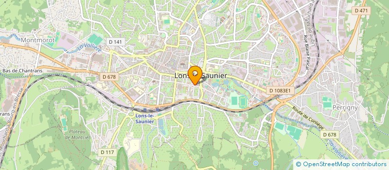 localisation de l'entreprise NOTAVIGNE  LONS-LE-SAUNIER