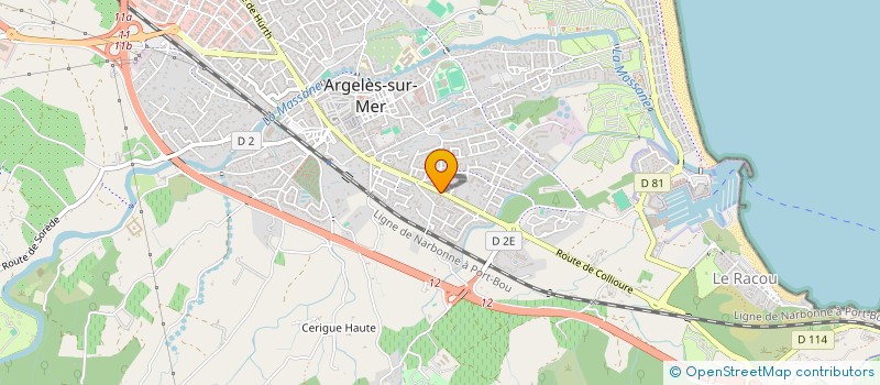 localisation de l'entreprise NOTAVIMMO  ARGELES-SUR-MER