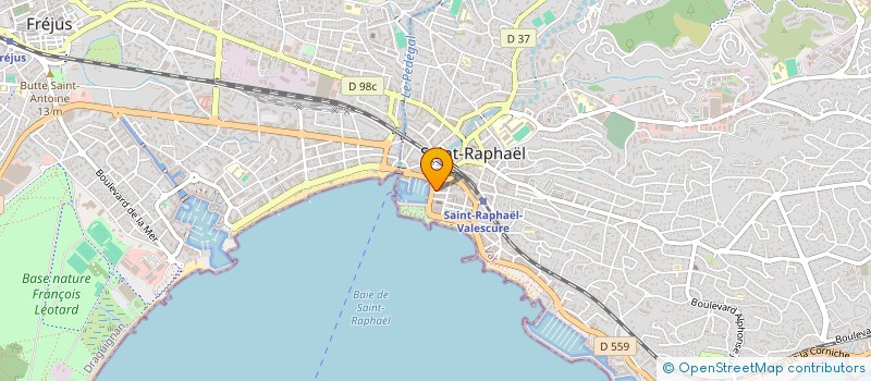 localisation de l'entreprise NOTAZUR SAINT RAPHAEL à SAINT-RAPHAEL