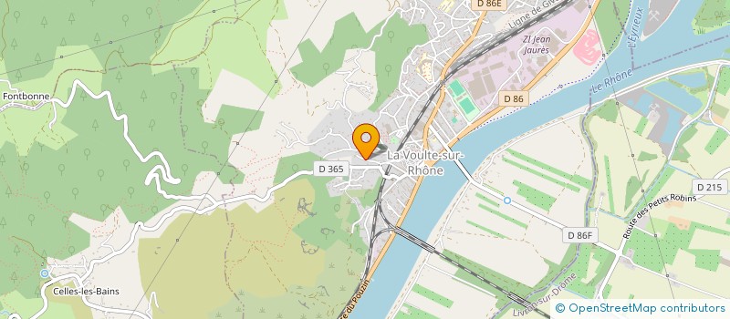 localisation de l'entreprise NOTCHE  LA VOULTE-SUR-RHONE