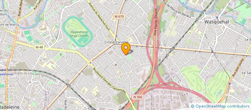 localisation de l'entreprise NOTCHUP  MARCQ-EN-BARUL