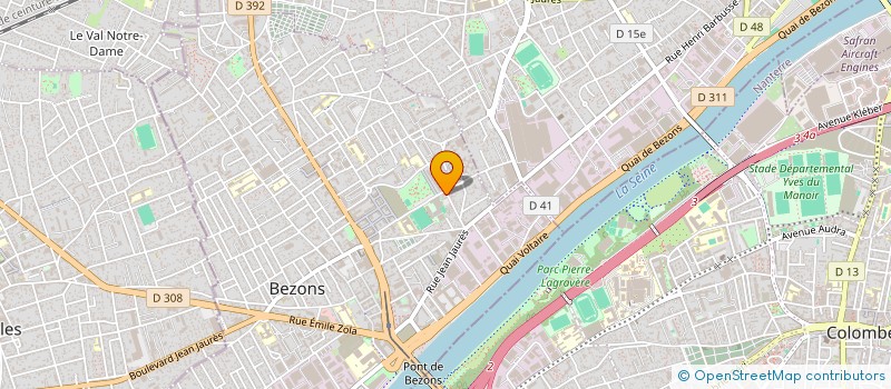 localisation de l'entreprise NOTE ACTION  BEZONS