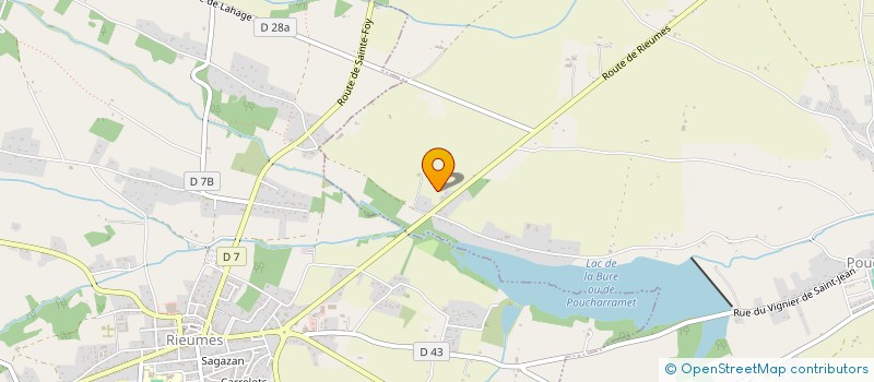 localisation de l'entreprise NOTE BLEUE  POUCHARRAMET