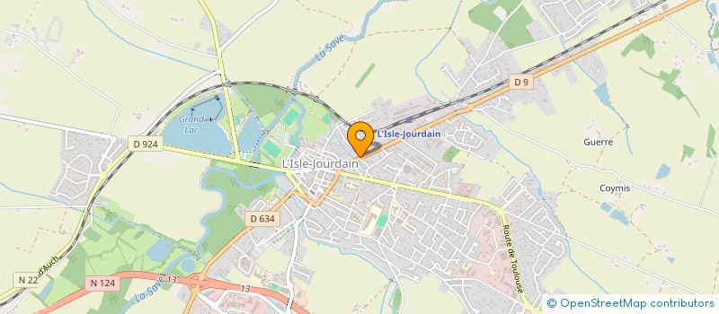 localisation de l'entreprise NOTE D'EVASION à L'ISLE-JOURDAIN